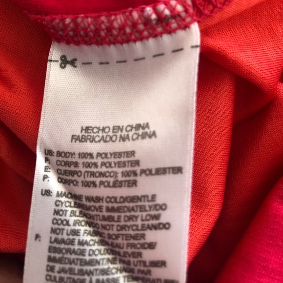 Women’s Reebok pink orange Active Top sz L - Picture 7 of 7